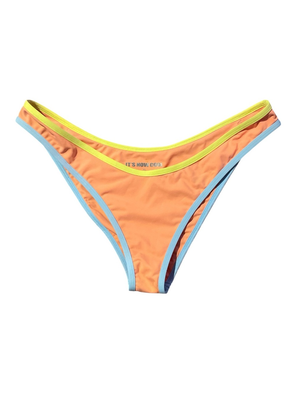 Free People X IT’s Now Cool The 90's Duo Bikini Bottom in Sorbae NWOT XL